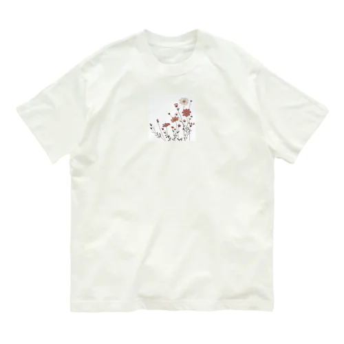 秋の草花のイラスト Organic Cotton T-Shirt