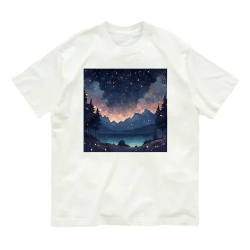 満天の星空が綺麗なグッズ Organic Cotton T-Shirt