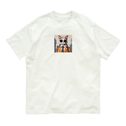 おしゃれな猫 Organic Cotton T-Shirt