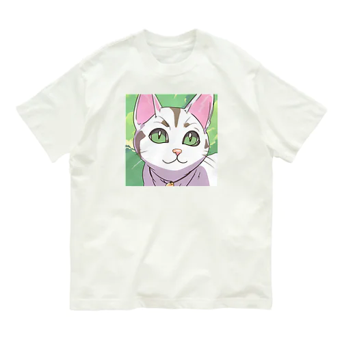 可愛い猫グッズ Organic Cotton T-Shirt