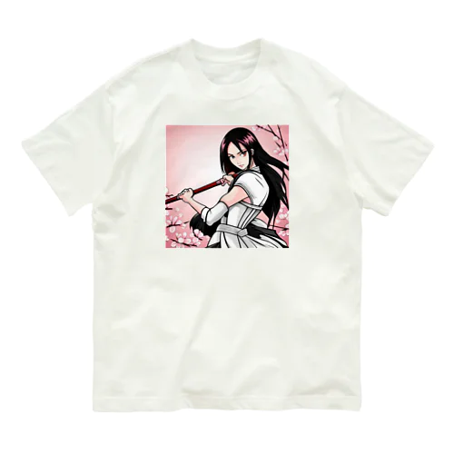 女戦士 オーガニックコットンTシャツ