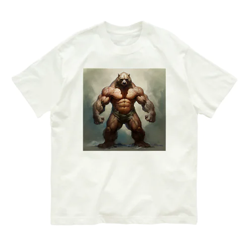 MUSCLE BEAR オーガニックコットンTシャツ