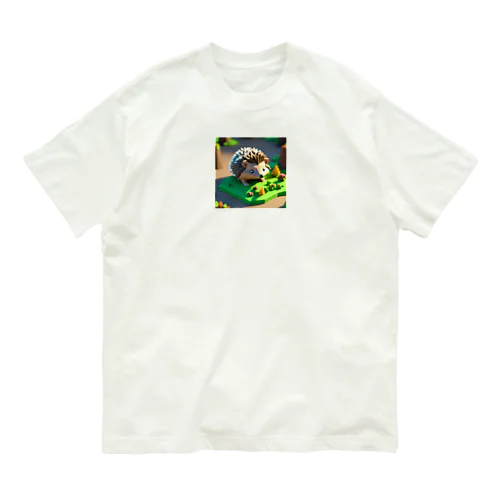 マイクラ的なハリネズミ Organic Cotton T-Shirt
