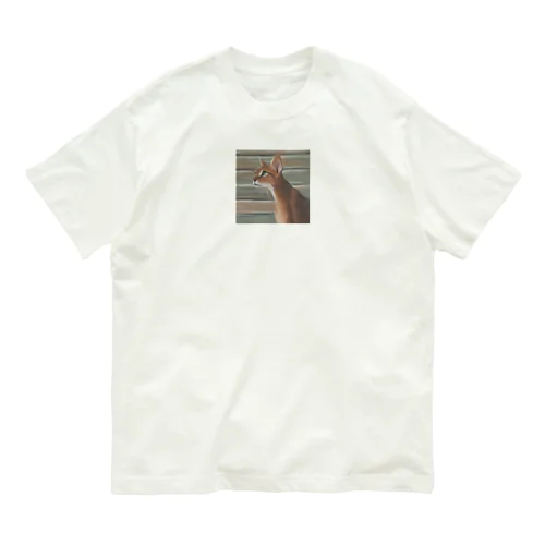 アビシニアン　Abyssinian cat Organic Cotton T-Shirt