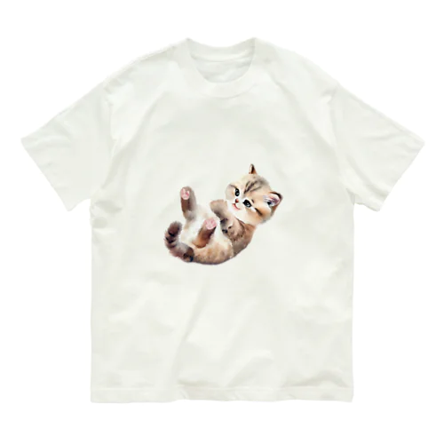 仔猫のマリ Organic Cotton T-Shirt