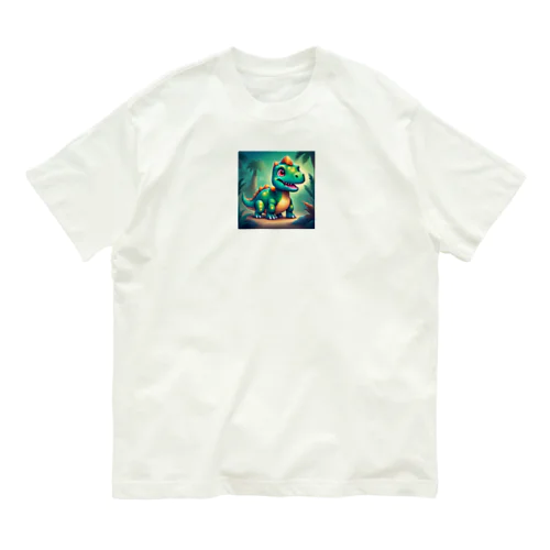 かわいい恐竜 Organic Cotton T-Shirt