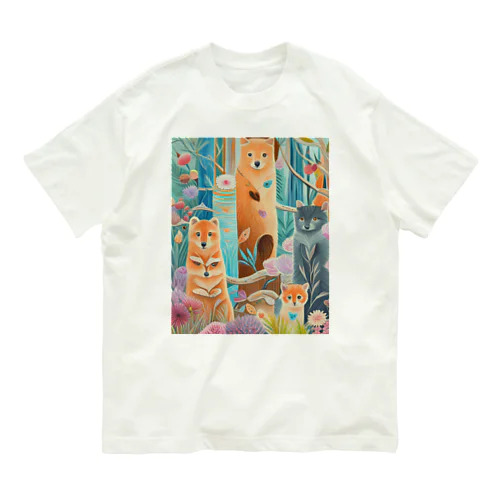 森の中の世界 Organic Cotton T-Shirt