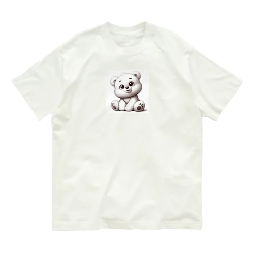 ふわふわ熊さん Organic Cotton T-Shirt