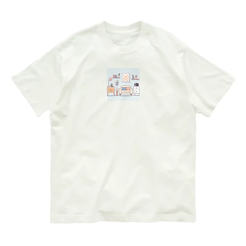 家具のシンプルで可愛いカラーイラスト Organic Cotton T-Shirt