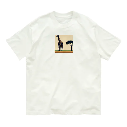 キリンさん オーガニックコットンTシャツ