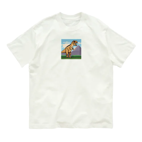 ドット絵　パキケファロサウルス Organic Cotton T-Shirt