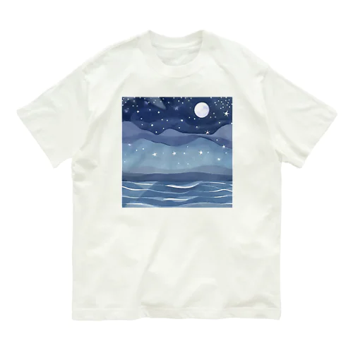 星空の夜 オーガニックコットンTシャツ