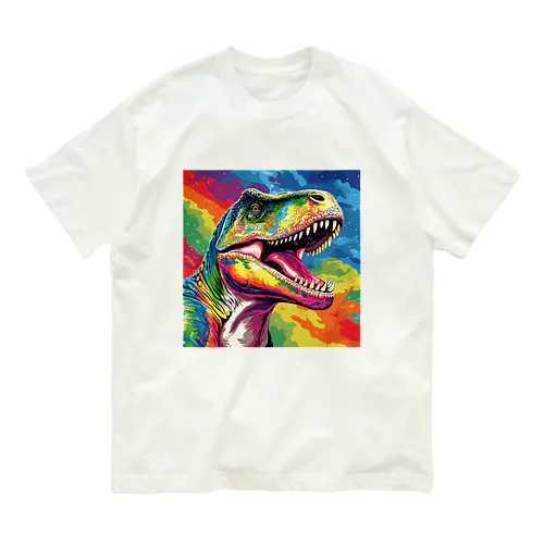 ビビッド・ヴィンテージ・ティラノ Organic Cotton T-Shirt