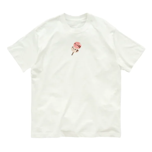 みたらし団子のふたたまちゃん Organic Cotton T-Shirt