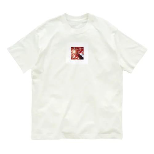 もみじ オーガニックコットンTシャツ