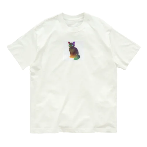 くろねこ オーガニックコットンTシャツ