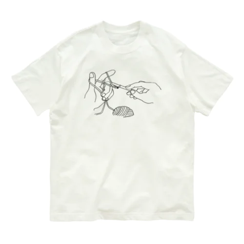 棒針の構え Organic Cotton T-Shirt