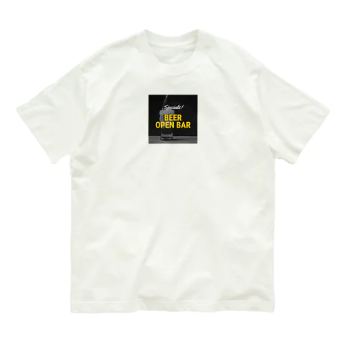 BEER-ビール オーガニックコットンTシャツ