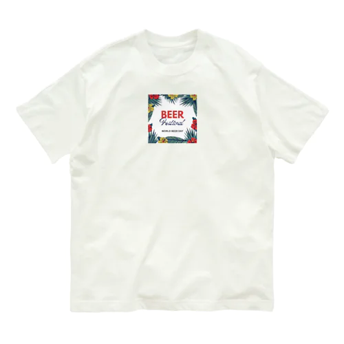 BEER-ビール Organic Cotton T-Shirt