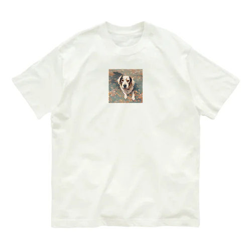 犬 オーガニックコットンTシャツ