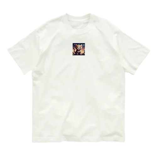 笑顔の子猫グッズ Organic Cotton T-Shirt