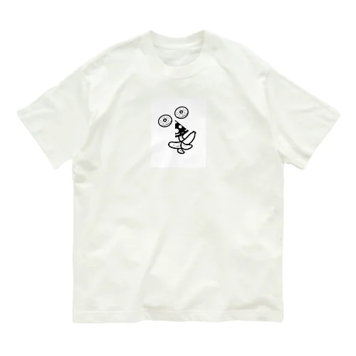 食べ物アート顔 Organic Cotton T-Shirt