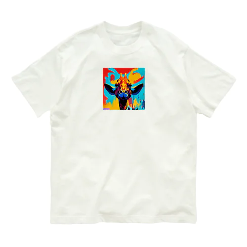 怒れるキリン Organic Cotton T-Shirt