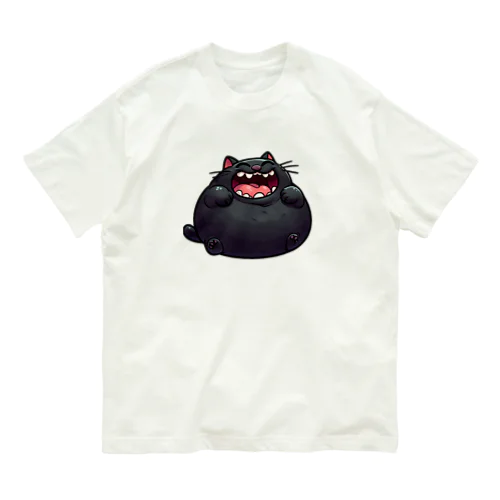 ふとっちょ笑猫プラッシュ Organic Cotton T-Shirt