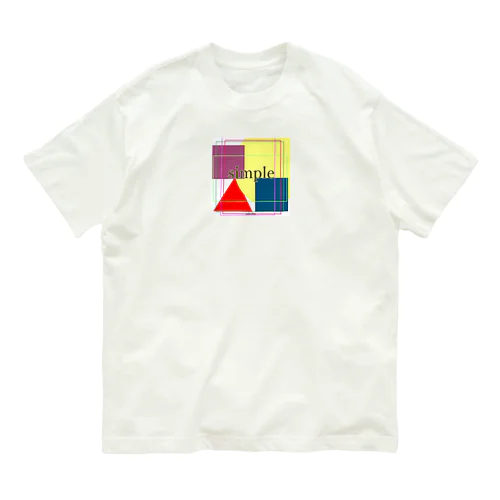 simple6 オーガニックコットンTシャツ