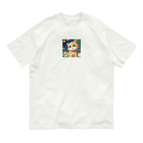 にゃんこ Organic Cotton T-Shirt