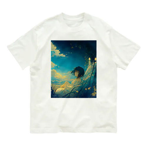 Green Green Journey　〜陽光に照らされた新緑の旅〜　No.1「残夏」 オーガニックコットンTシャツ