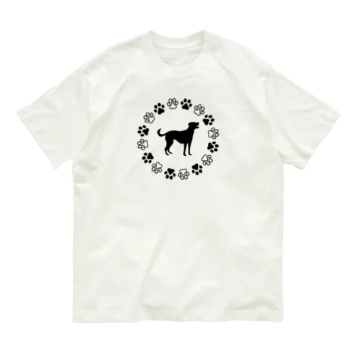 犬好きさん必見！かわいい犬ロゴ🐕✨ Organic Cotton T-Shirt