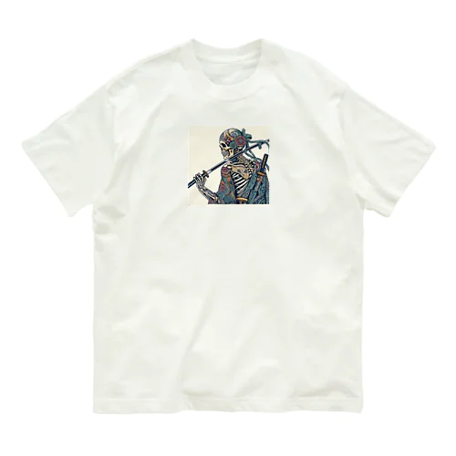 侍ドクロ Organic Cotton T-Shirt