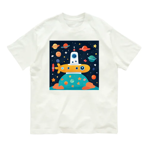 宇宙船サブマリーン オーガニックコットンTシャツ