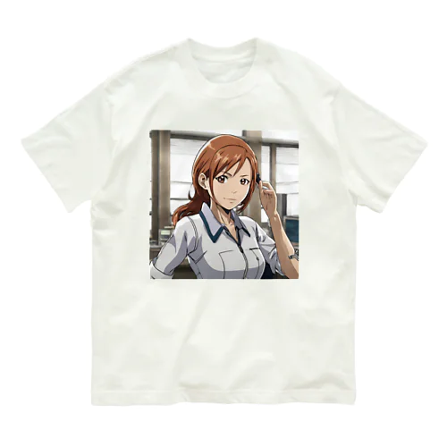松島真理 Organic Cotton T-Shirt