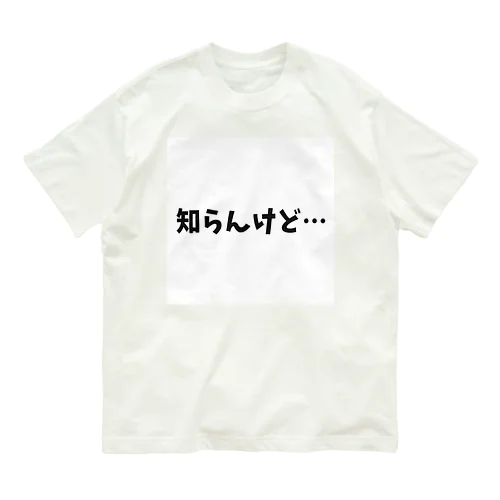 知らんけど… オーガニックコットンTシャツ