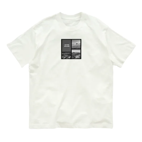 monochrome-モノクロ- オーガニックコットンTシャツ