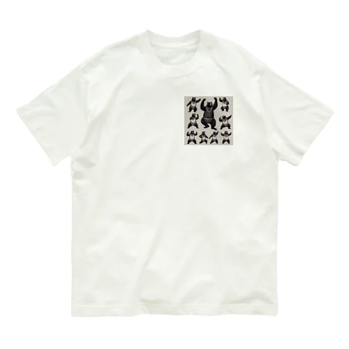 ハカくま オーガニックコットンTシャツ