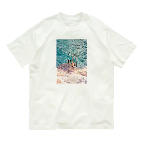 季節外れの海水浴 オーガニックコットンTシャツ