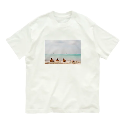 昼下がりのビーチ Organic Cotton T-Shirt