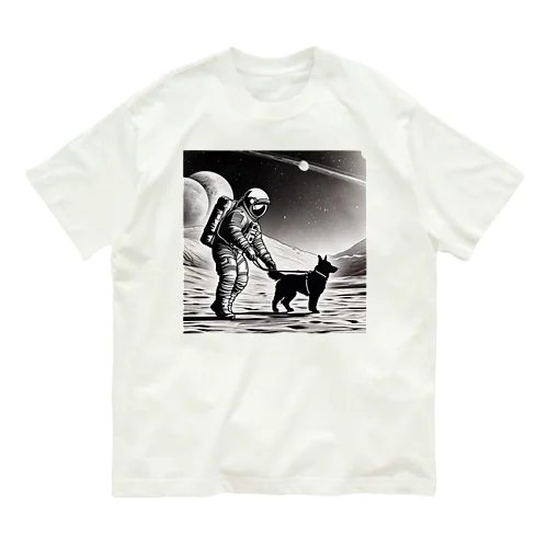 犬の散歩が日課です Organic Cotton T-Shirt