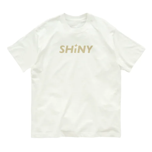 SHiNY LOGO オーガニックコットンTシャツ