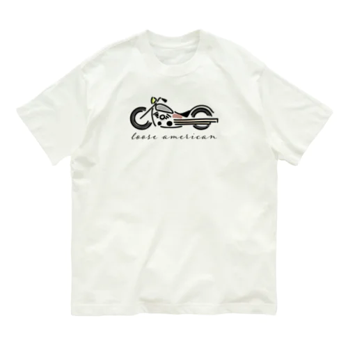 ゆるいアメリカン オーガニックコットンTシャツ