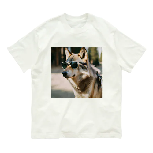 サングラス・オオカミ Organic Cotton T-Shirt