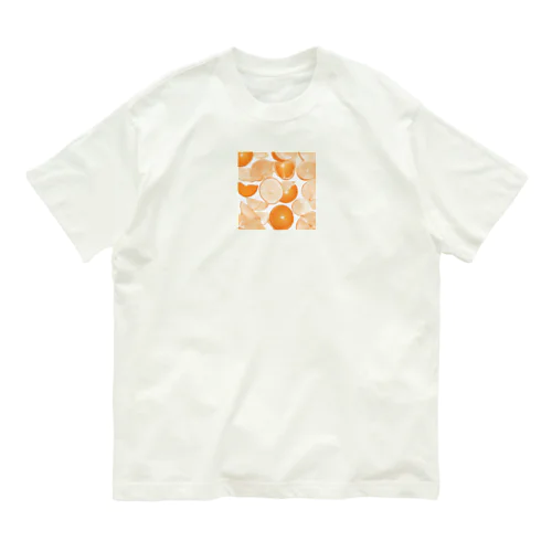 オレンジ（Orange） オーガニックコットンTシャツ