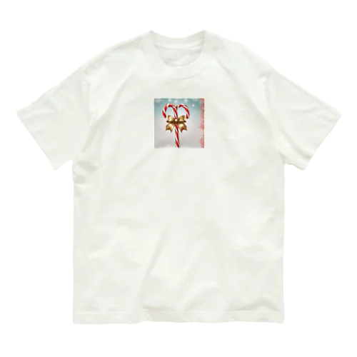 キャンディケイン（Candy Cane） オーガニックコットンTシャツ