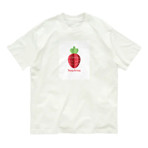 カットイチゴ Organic Cotton T-Shirt