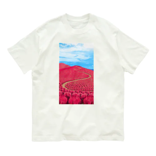 コキアの丘 Organic Cotton T-Shirt