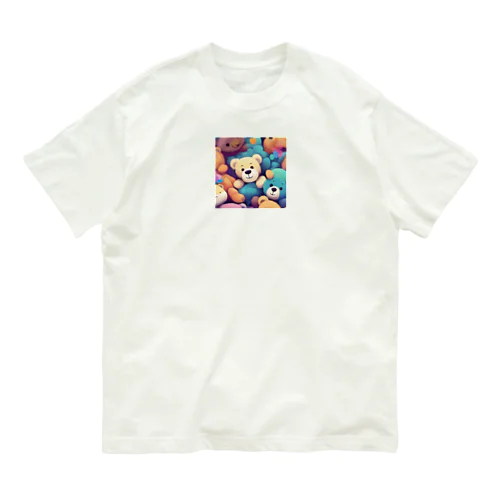 たくさんの熊のぬいぐるみ オーガニックコットンTシャツ