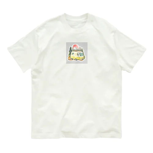 おしゃれキャンプイラスト Organic Cotton T-Shirt